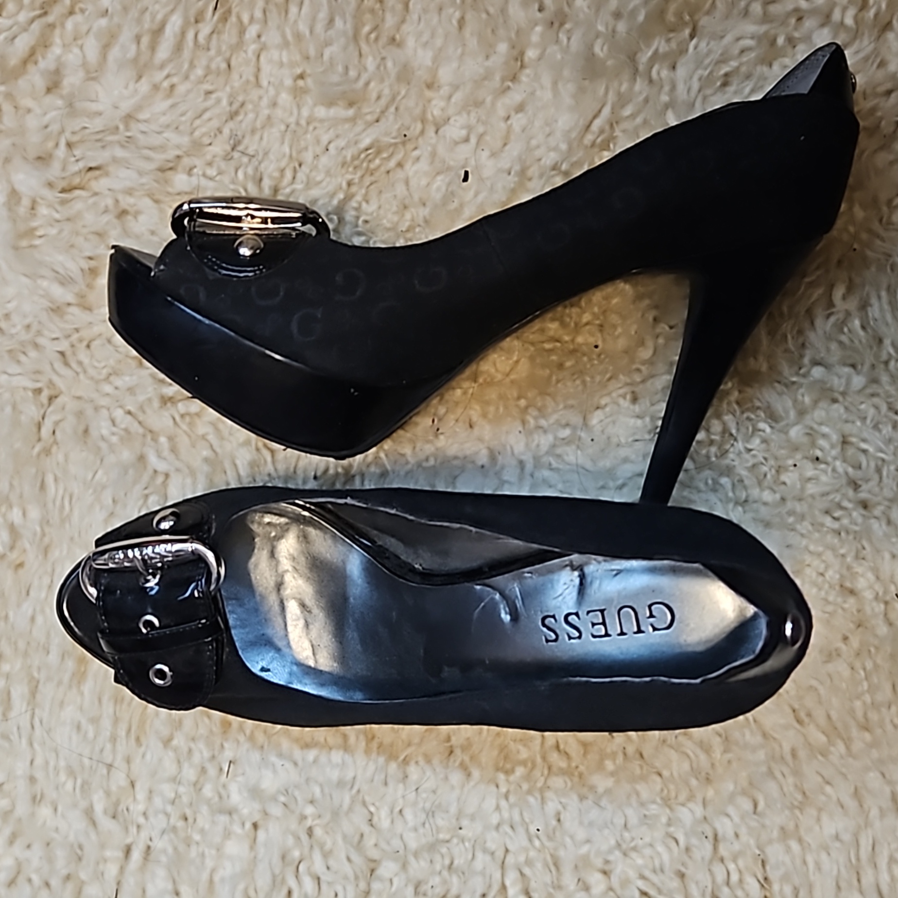 New Guess Signature Pumps By Marciano Carolann 8.5 Black